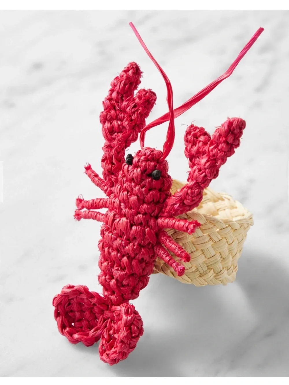Williams Sonoma NWT Figural Lobster Napkin Rings, Set of 4